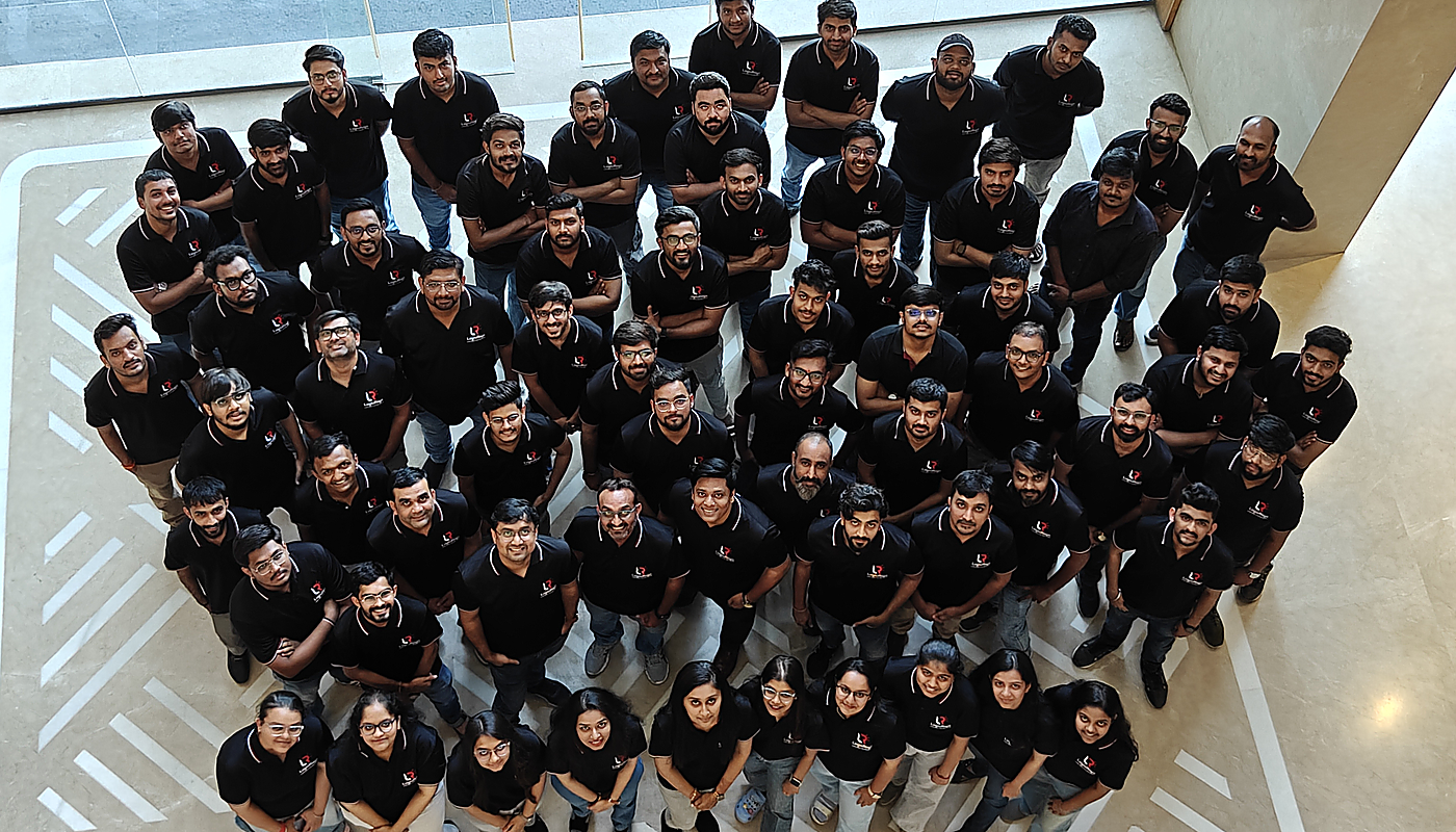 LogicRays overhead team circle